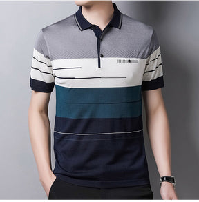 Camisa Masculina Polo Listrada