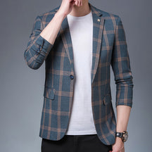 Blazer Masculino Xadrez Modern