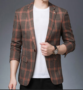 Blazer Masculino Xadrez Modern