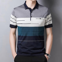 Camisa Masculina Polo Listrada