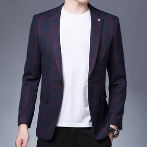 Blazer Masculino Xadrez Modern