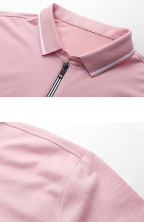 Camisa Masculina Polo em Zíper