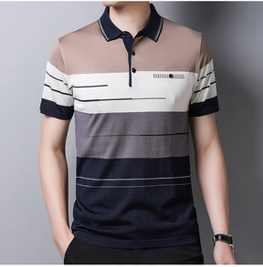 Camisa Masculina Polo Listrada