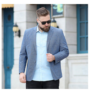 Blazer Masculino Plus Size Grey